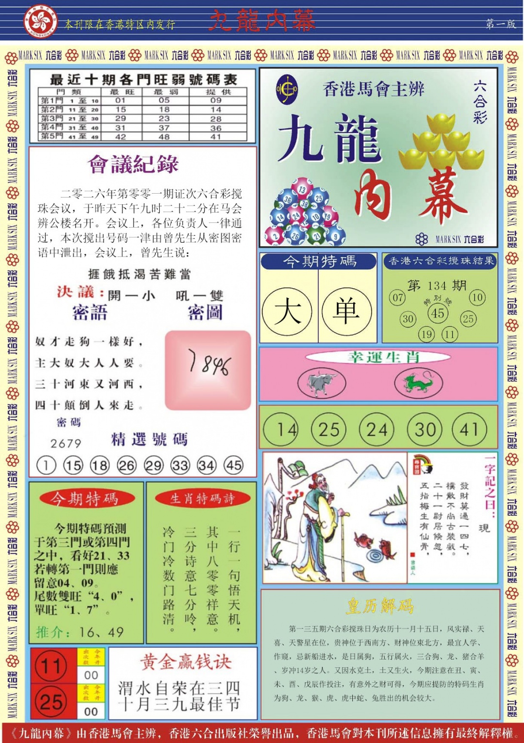 001期九龙内幕A[图]